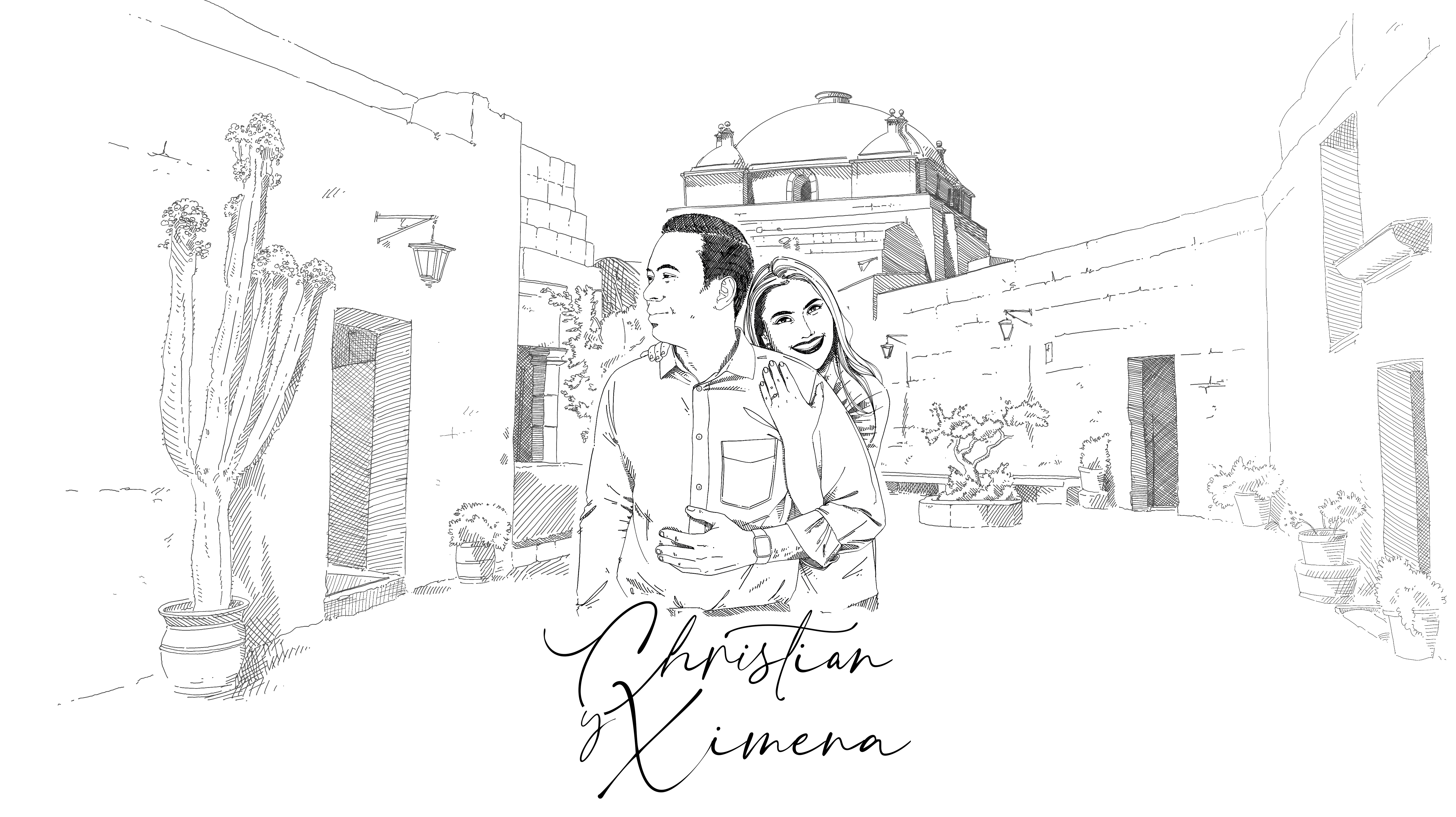 Catedral de arequipa junto con una palméra.